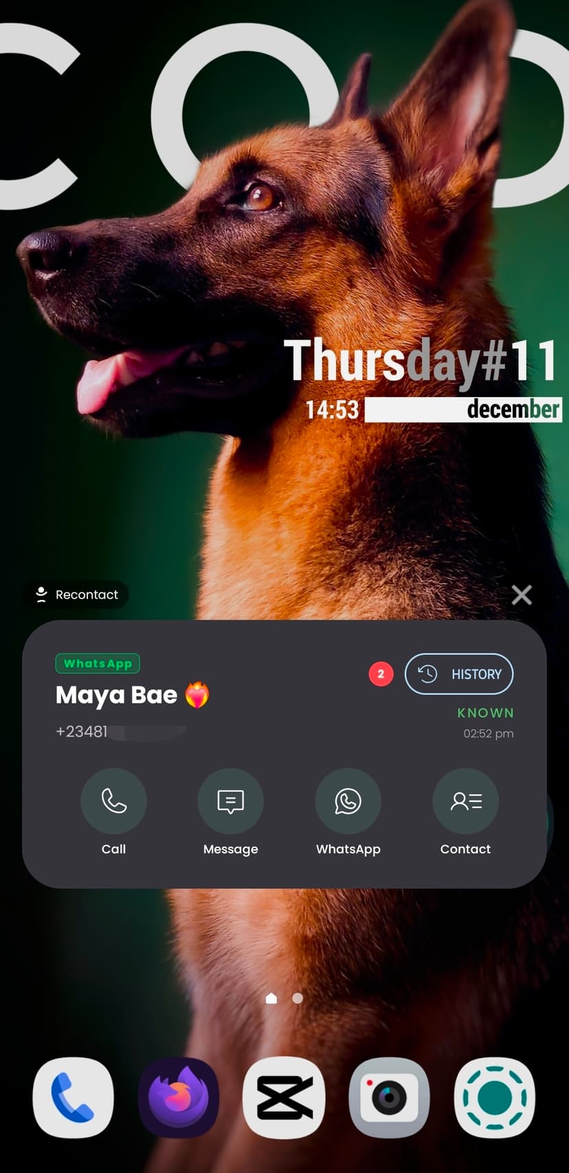 Smart Caller Identification screenshot